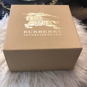 Burberry Box (Empty) 4X4X 3.5 D